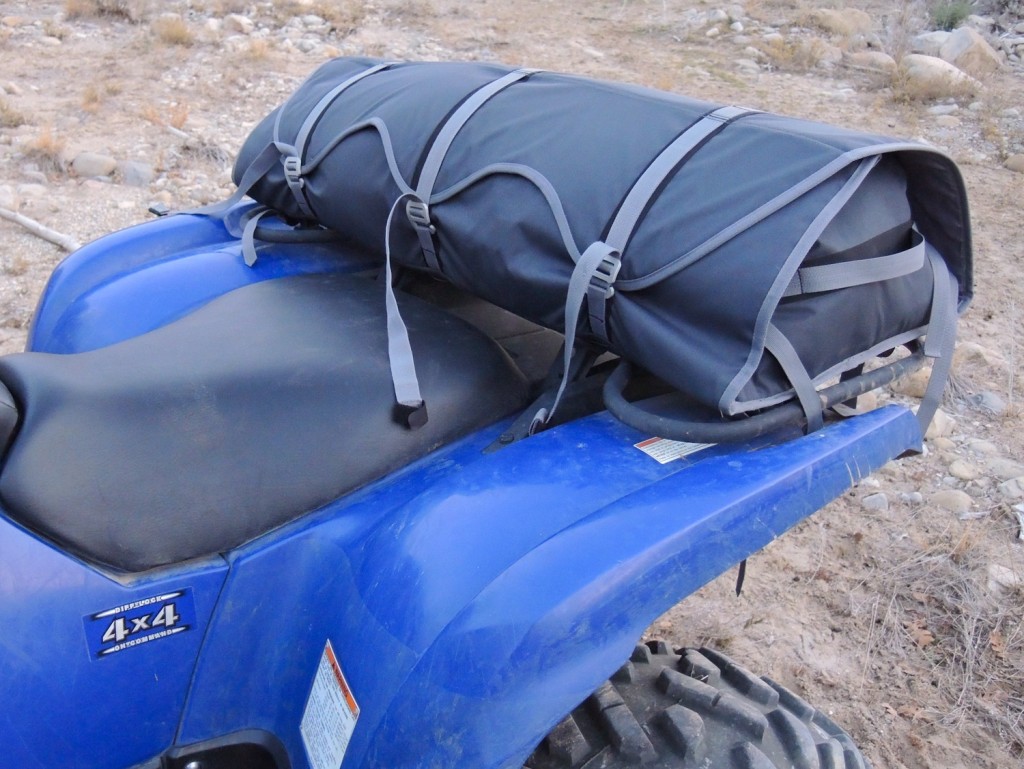 Adjustable cargo case for ATV